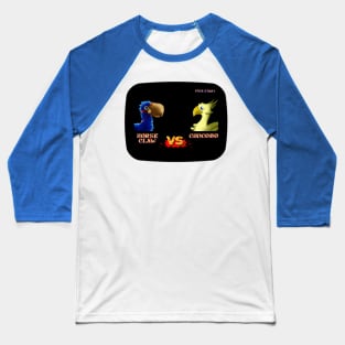 Asplenia Studios: Horseclaw vs. Chocobo Baseball T-Shirt